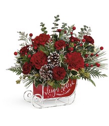 X300A Vintage Sleigh Ride Bouquet 